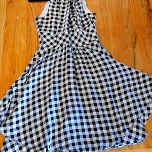 Black and white dress